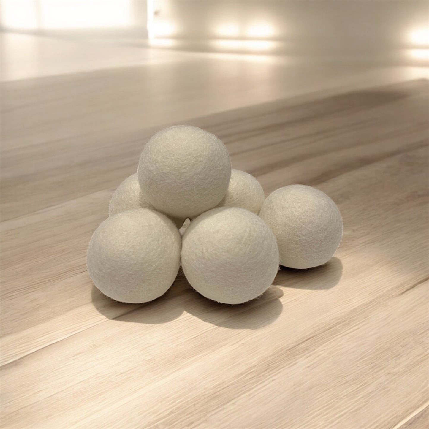 Uldtørrebolde (6 stk) – 100% uld